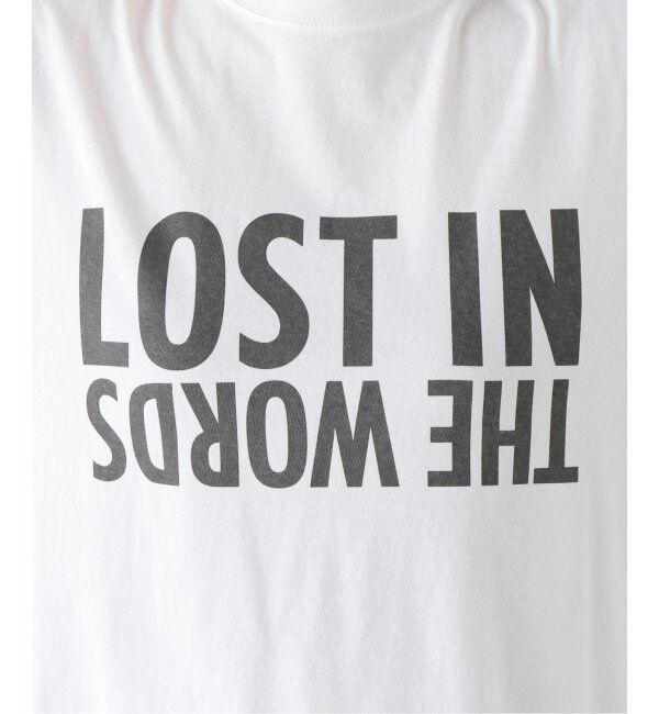 Spick and Span「モノトーンプリントロゴロンT」|Tシャツ・カットソー|