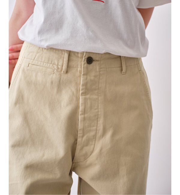 Spick and Span「Higuchi&times;S チノワイドパンツ」|チノ|