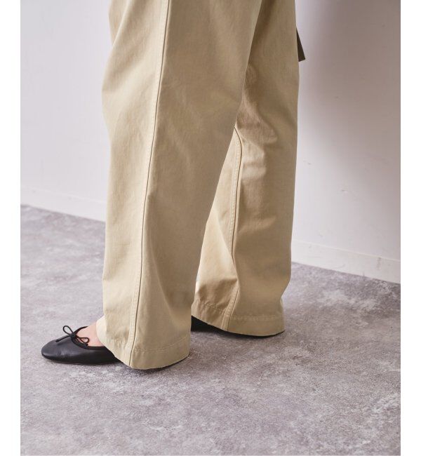 Spick and Span「Higuchi&times;S チノワイドパンツ」|チノ|