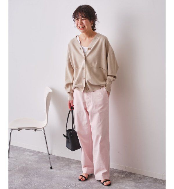 Spick and Span「Higuchi&times;S チノワイドパンツ」|チノ|