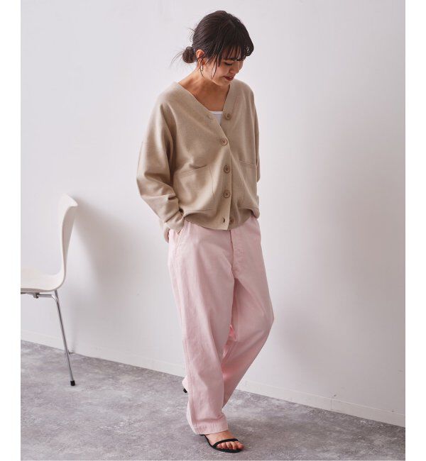 Spick and Span「Higuchi&times;S チノワイドパンツ」|チノ|