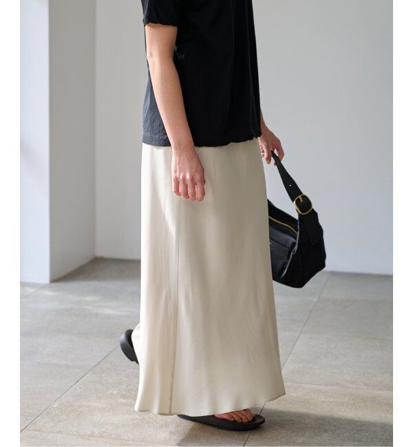FRAMeWORK「キュプラツイルバイアススカート」|スカート|