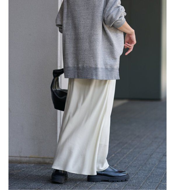 FRAMeWORK「≪追加≫キュプラバイアスサテンロングスカート」|スカート|
