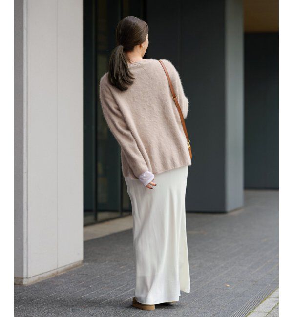 FRAMeWORK「≪追加≫キュプラバイアスサテンロングスカート」|スカート|