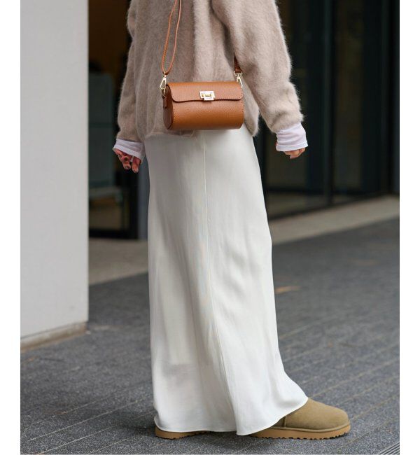 FRAMeWORK「≪追加≫キュプラバイアスサテンロングスカート」|スカート|