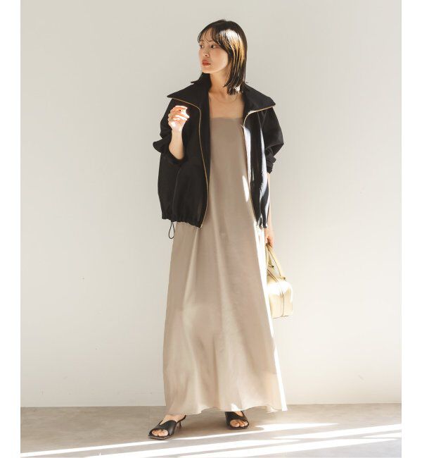 NOBLE「《追加》ビンテージツイルコンフォータブルキャミワンピース  6」|ワンピース|