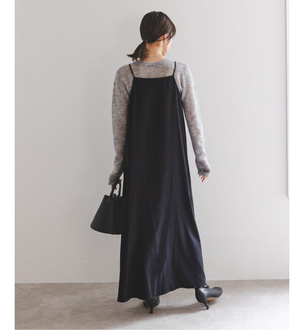 NOBLE「《追加》ビンテージツイルコンフォータブルキャミワンピース  6」|ワンピース|