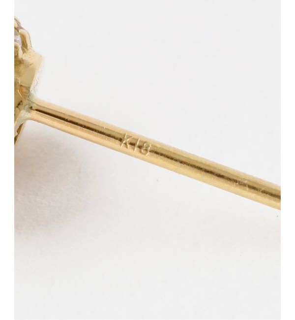 Lilas by Spick&Span「0.6ctサイドダイヤピアス K18（両耳）」|ピアス|