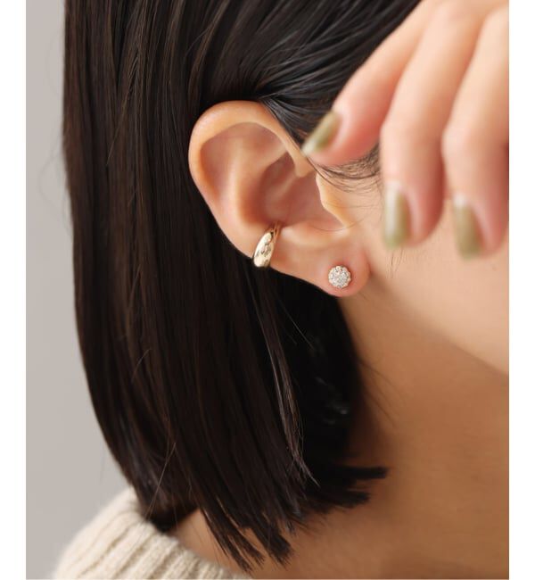 Lilas by Spick&Span「0.6ctサイドダイヤピアス K18（両耳）」|ピアス|