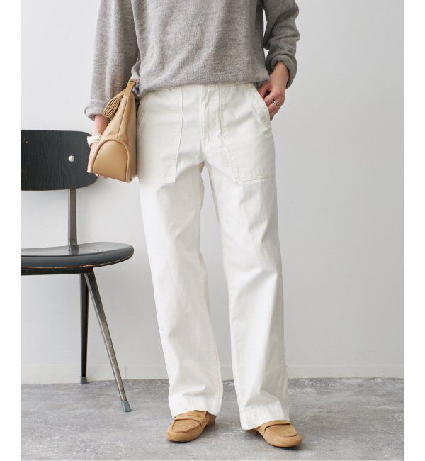 Spick and Span「《追加2》ルーズベイカーパンツ」|カーゴ|