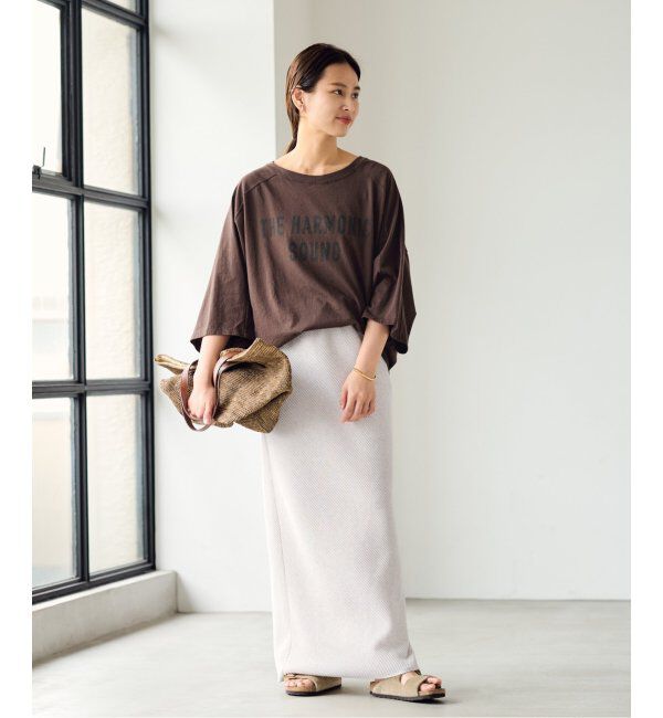 FRAMeWORK「≪WEB限定≫NEWハーフスリーブロゴTEE」|Tシャツ・カットソー|