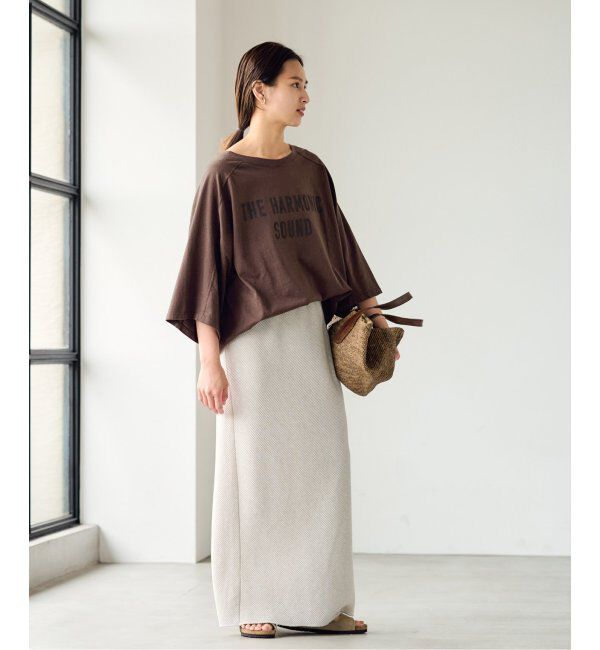 FRAMeWORK「≪WEB限定≫NEWハーフスリーブロゴTEE」|Tシャツ・カットソー|