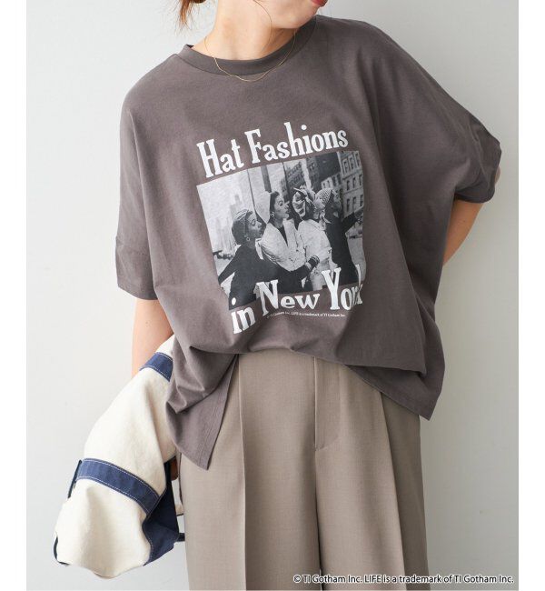 Spick and Span「《追加3》GOOD ROCK SPEED / グッドロックスピード フォトドルマンTシャツ」|Tシャツ・カットソー|ブラック A