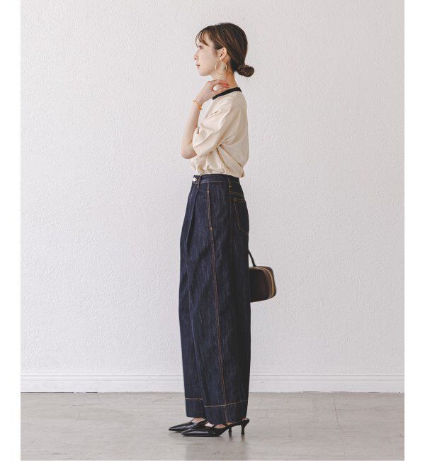 NOBLE「BY MALENE BIRGER/バイマレーネビルガー リンガーTEE」|Tシャツ・カットソー|