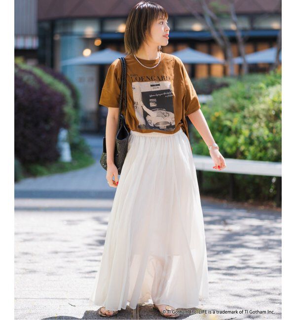 Spick and Span「《追加》GOOD ROCK SPEED / グッドロックスピード フォトドルマンTシャツ」|Tシャツ・カットソー|