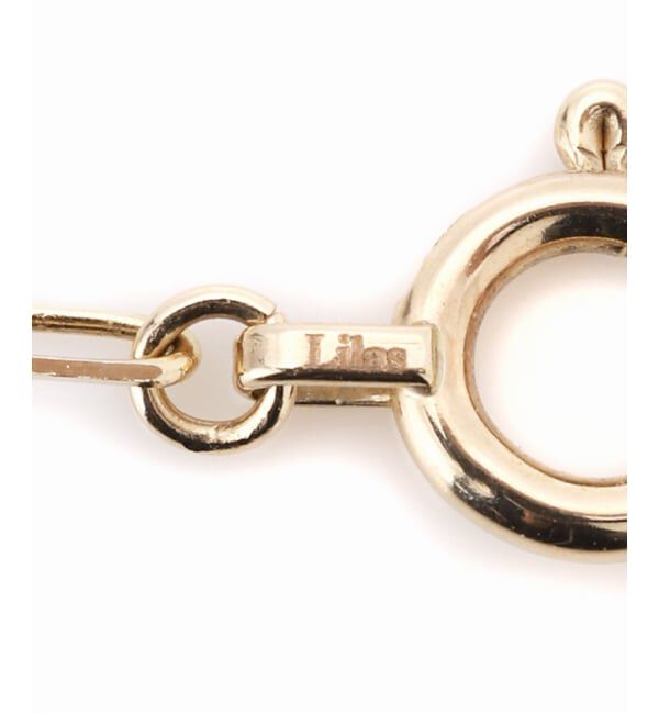 Lilas by Spick&Span「ヘキサゴンモチーフペーパークリップチェーン45cmネックレス K10」|ネックレス|