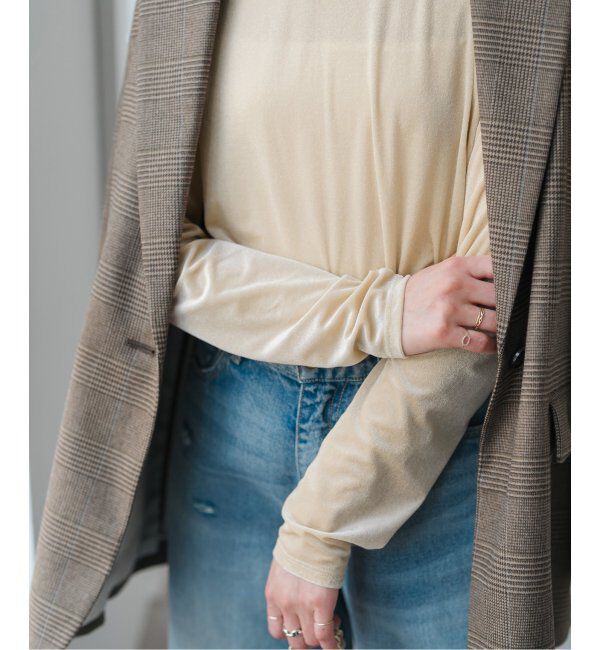 Spick and Span「シアーベロアプルオーバー」|Tシャツ・カットソー|