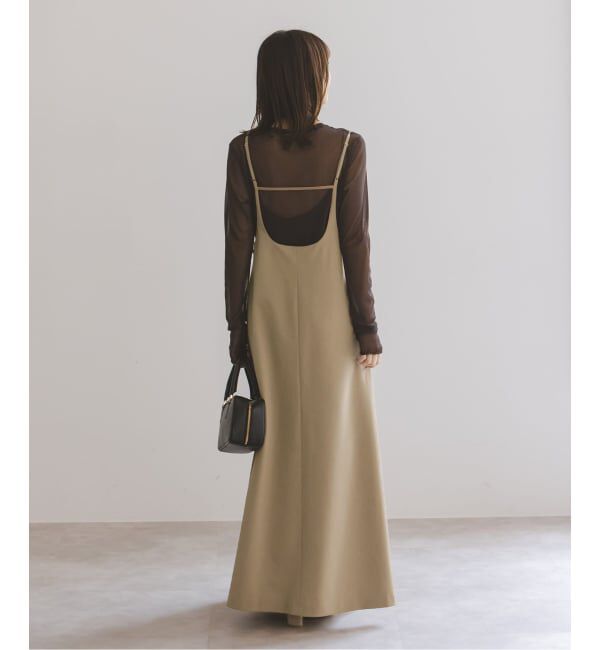 NOBLE「キャミストラップフレアスカート」|ワンピース|