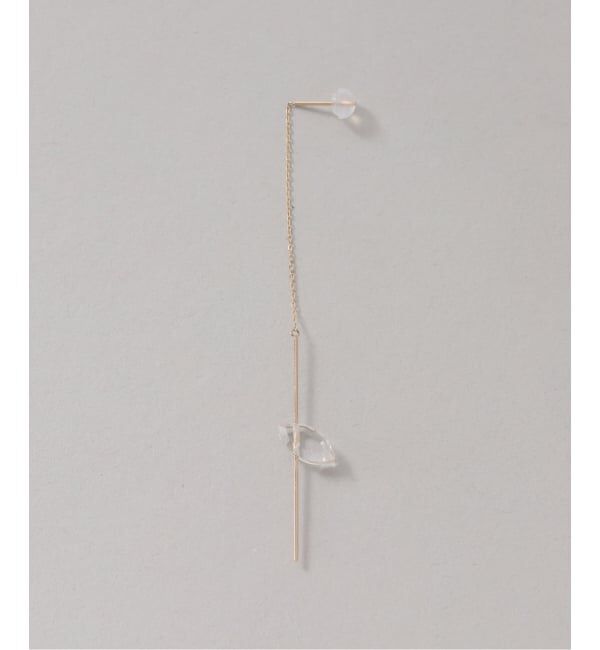 Lilas by Spick&Span「スラストクォーツアメリカンピアス K10（片耳）」|ピアス|