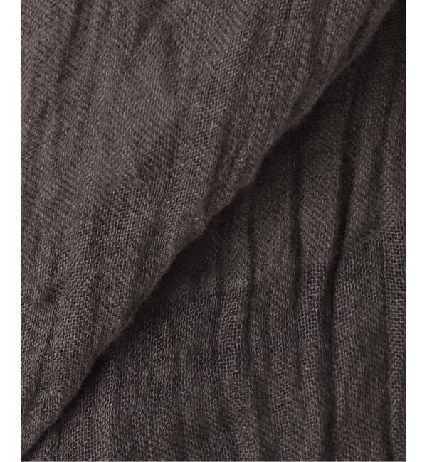 FRAMeWORK「≪追加≫LINENクレープヘンリーネックブラウス 2」|シャツ・ブラウス|