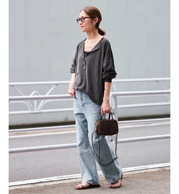 FRAMeWORK「≪追加≫サーフニットヘンリーTee」|Tシャツ・カットソー|