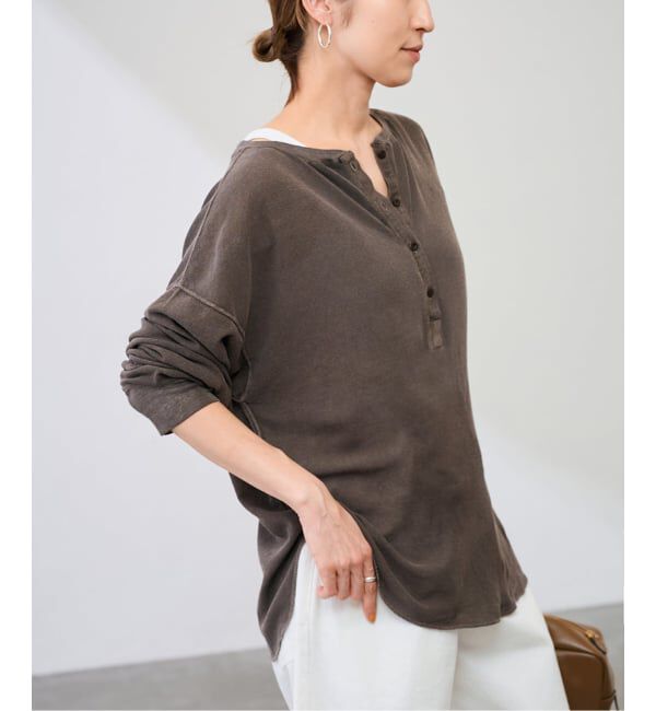 FRAMeWORK「≪追加≫サーフニットヘンリーTee」|Tシャツ・カットソー|