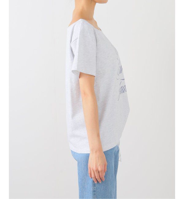 U by SPICK&SPAN「CRANK /クランクLACE STRING OFF SHOULDER TOP」|Tシャツ・カットソー|