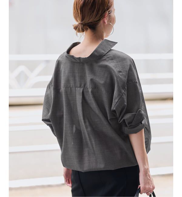 FRAMeWORK「シアートロドロストレギュラーシャツ」|シャツ・ブラウス|