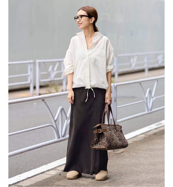 FRAMeWORK「シアートロドロストレギュラーシャツ」|シャツ・ブラウス|