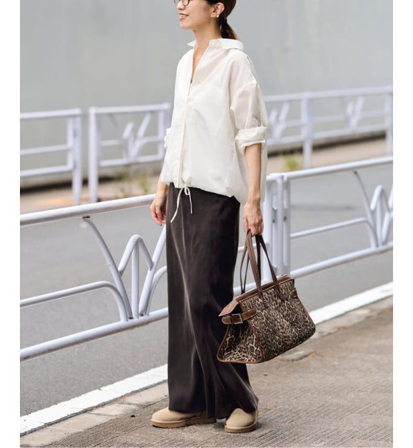 FRAMeWORK「シアートロドロストレギュラーシャツ」|シャツ・ブラウス|