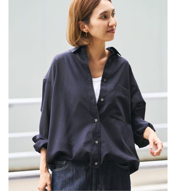 FRAMeWORK「シアートロドロストレギュラーシャツ」|シャツ・ブラウス|