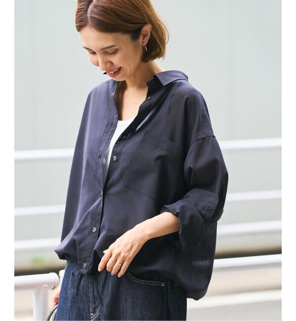 FRAMeWORK「シアートロドロストレギュラーシャツ」|シャツ・ブラウス|