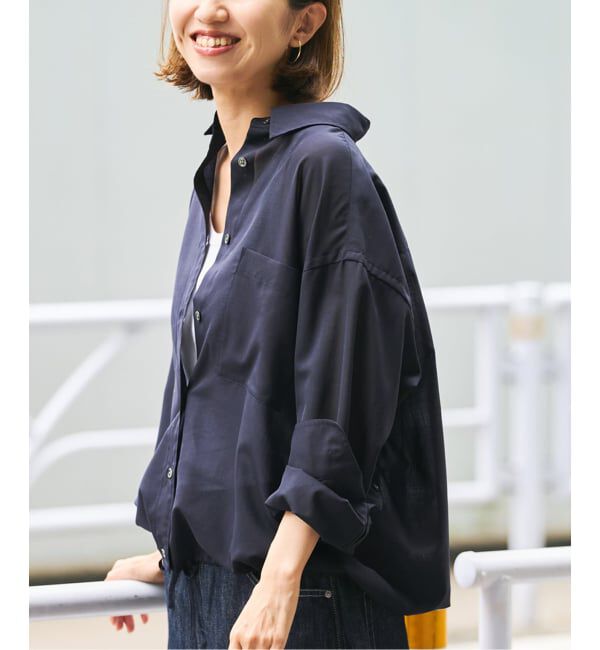 FRAMeWORK「シアートロドロストレギュラーシャツ」|シャツ・ブラウス|