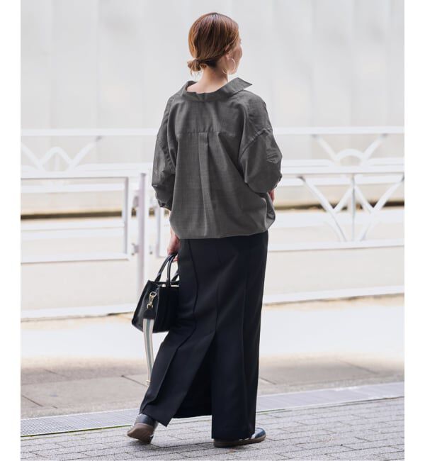 FRAMeWORK「シアートロドロストレギュラーシャツ」|シャツ・ブラウス|