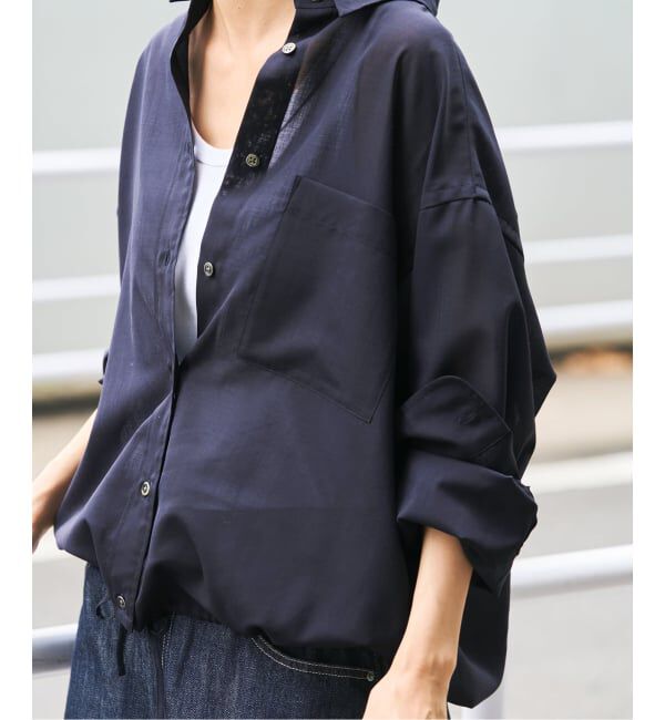 FRAMeWORK「シアートロドロストレギュラーシャツ」|シャツ・ブラウス|