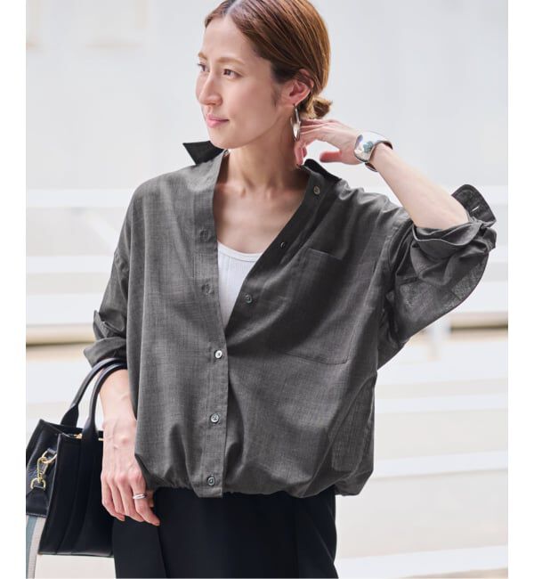 FRAMeWORK「シアートロドロストレギュラーシャツ」|シャツ・ブラウス|