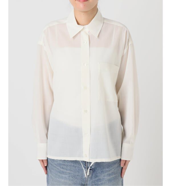 FRAMeWORK「シアートロドロストレギュラーシャツ」|シャツ・ブラウス|
