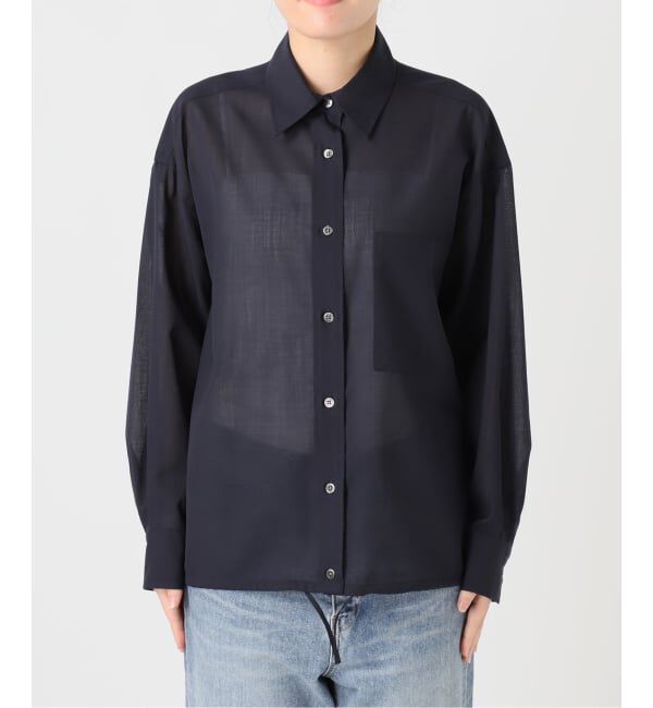 FRAMeWORK「シアートロドロストレギュラーシャツ」|シャツ・ブラウス|