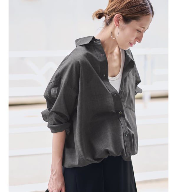 FRAMeWORK「シアートロドロストレギュラーシャツ」|シャツ・ブラウス|