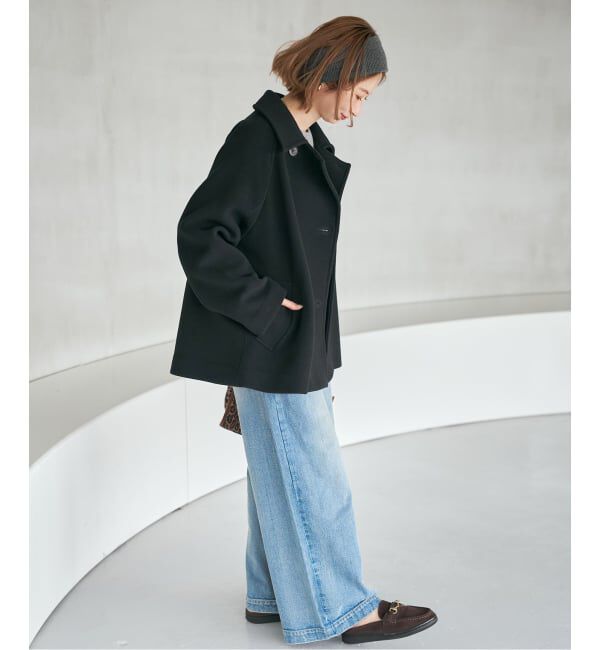 Spick and Span「S160スタンドカラーショートコート」|その他|