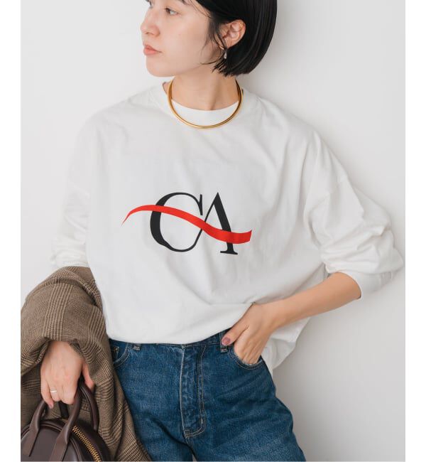 Spick and Span「melple / メイプル 別注LOGO L/S TEE*」|Tシャツ・カットソー|