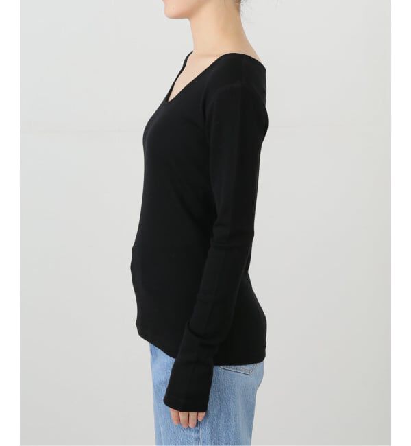 FRAMeWORK「ウールテレコ2WAYプルオーバー」|Tシャツ・カットソー|