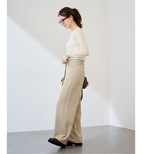 FRAMeWORK「ウールテレコ2WAYプルオーバー」|Tシャツ・カットソー|