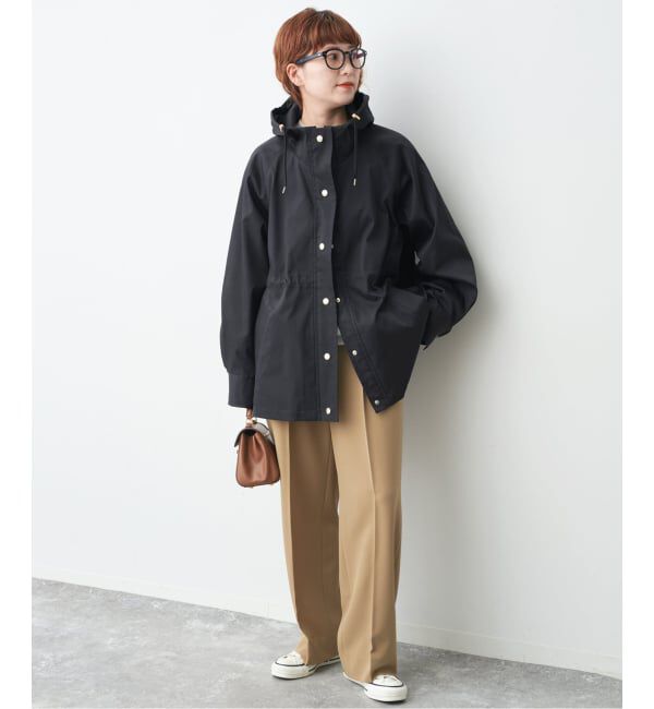 Spick and Span「《予約》撥水ツイルフーディーブルゾン」|その他|