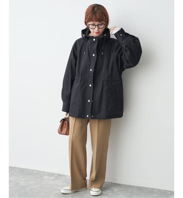 Spick and Span「《予約》撥水ツイルフーディーブルゾン」|その他|