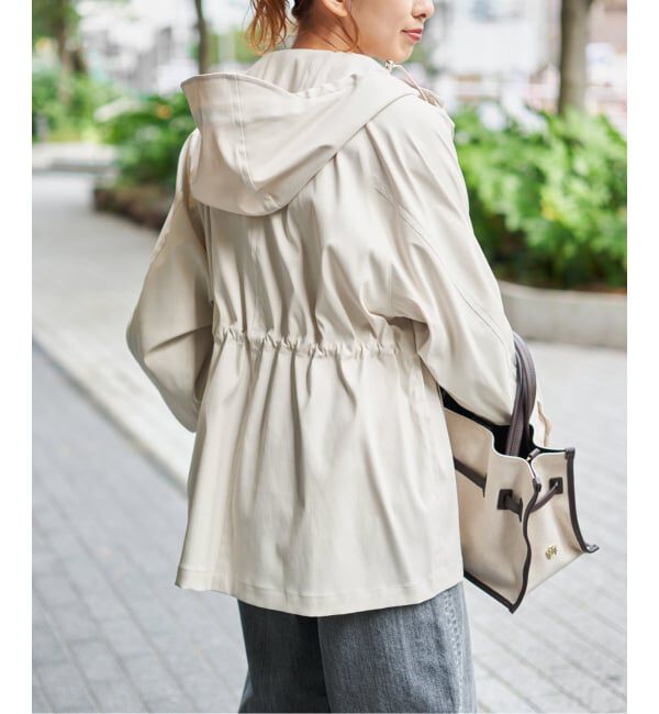 Spick and Span「《予約》撥水ツイルフーディーブルゾン」|その他|