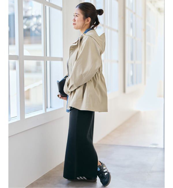 Spick and Span「《予約》撥水ツイルフーディーブルゾン」|その他|