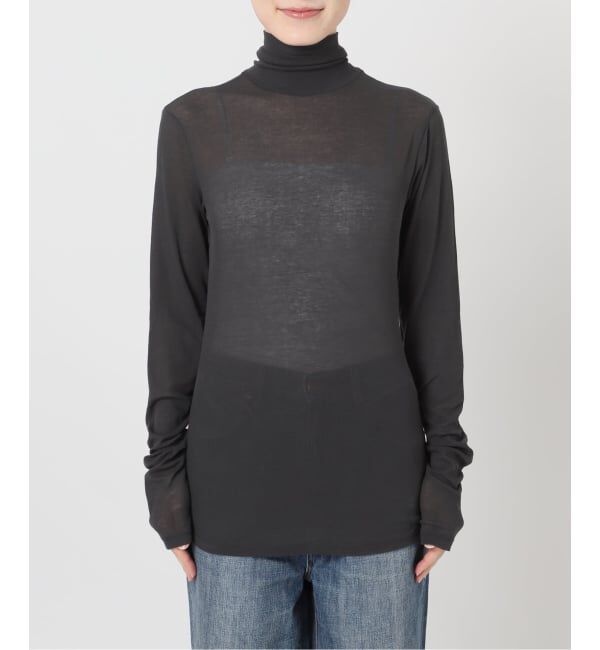 Spick and Span「《新色有り / 追加2》シアーハイネックプルオーバー」|Tシャツ・カットソー|