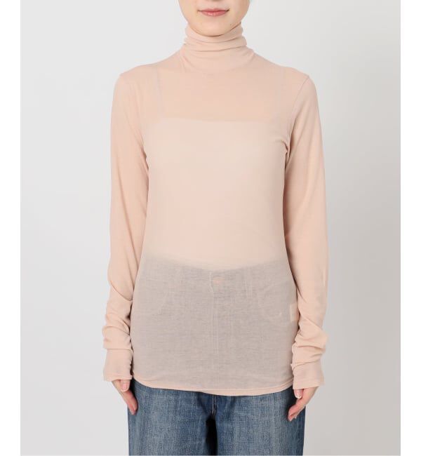 Spick and Span「《新色有り / 追加2》シアーハイネックプルオーバー」|Tシャツ・カットソー|