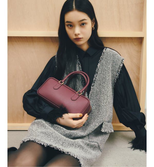  「【洗える】ツイードミニジャンスカ」|ワンピース|